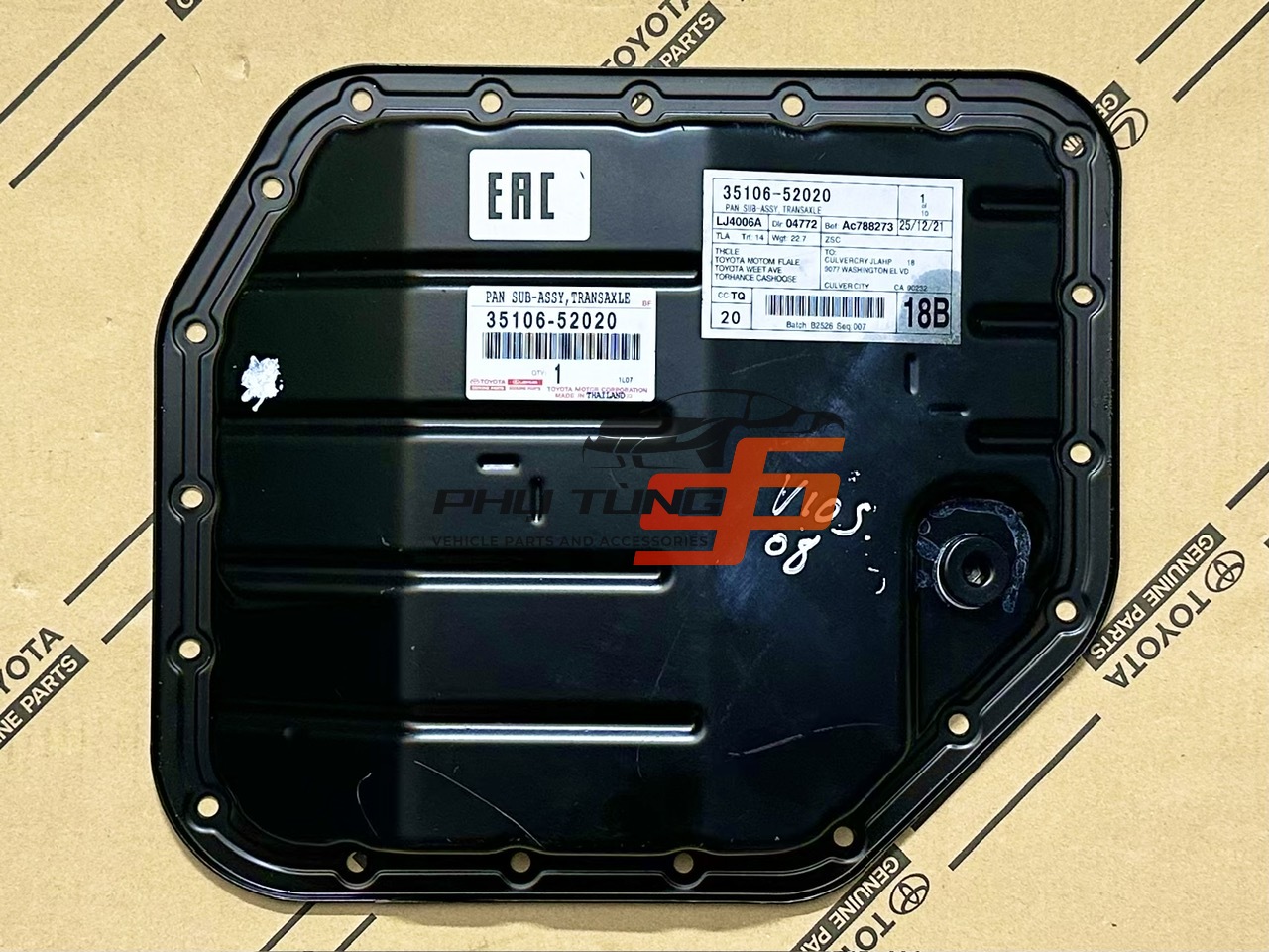 35106-52020	Đáy các te dầu hộp số Vios 2008-2013 AT