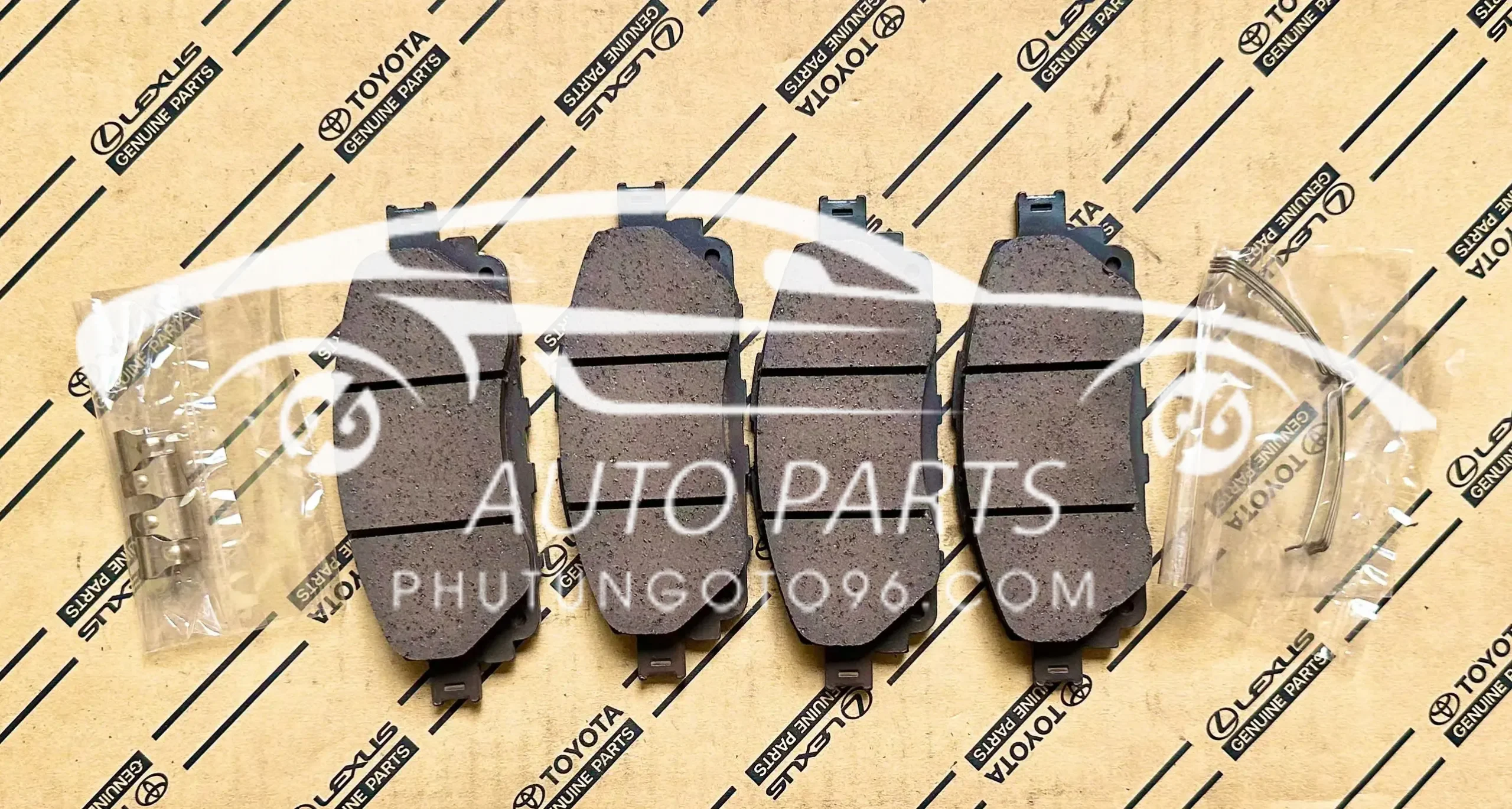 04465-0K380 Má phanh trước Innova