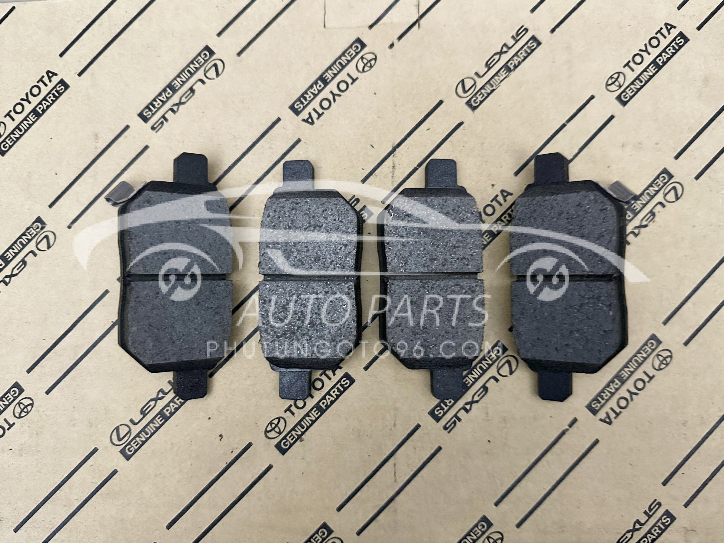 04466-12150 Má phanh sau Vios, Yaris 2008-2019,Yaris 2014-2019