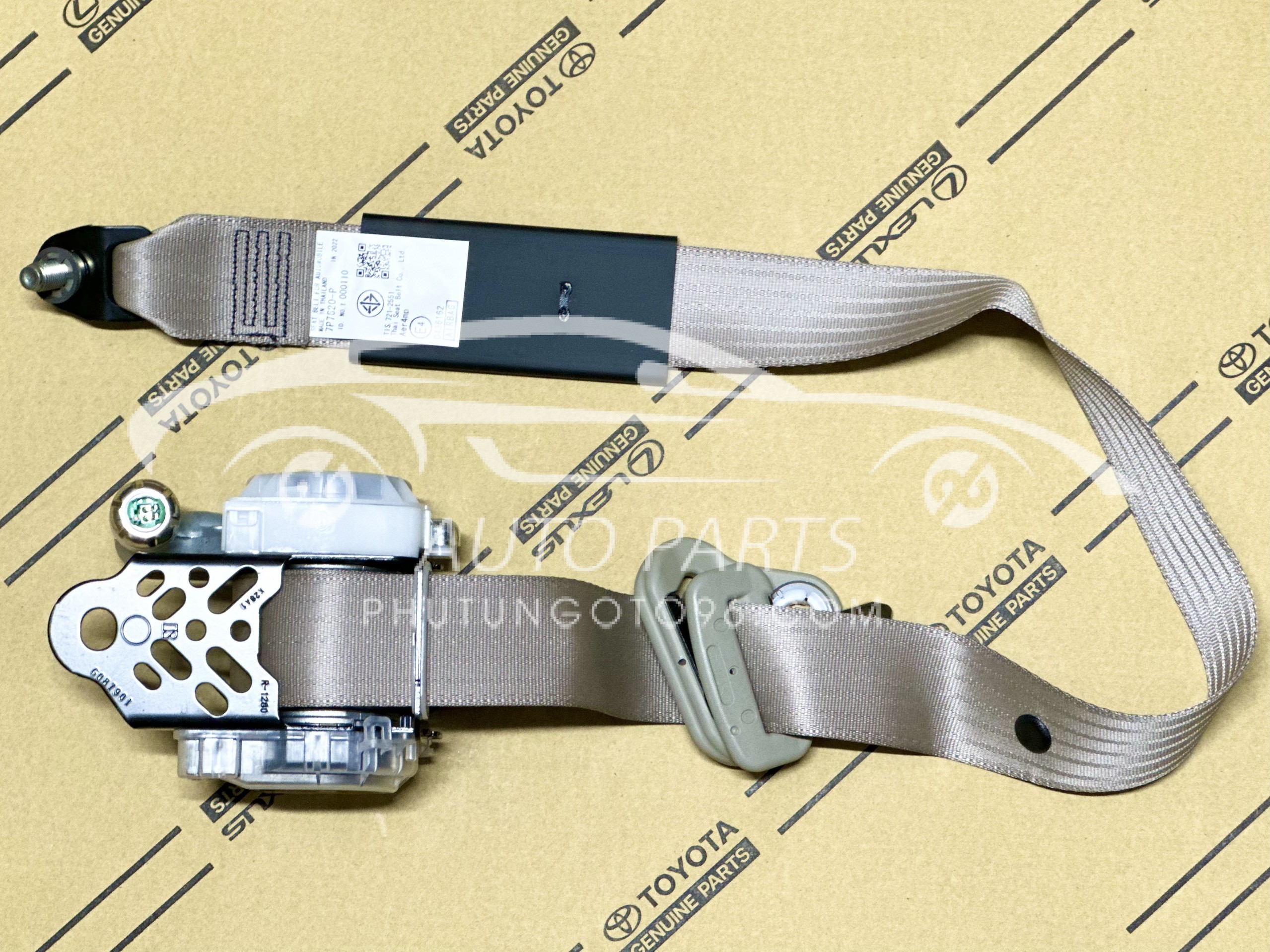 73210-0D222-E2 Dây đai an toàn trước Vios 2008-2013 RH