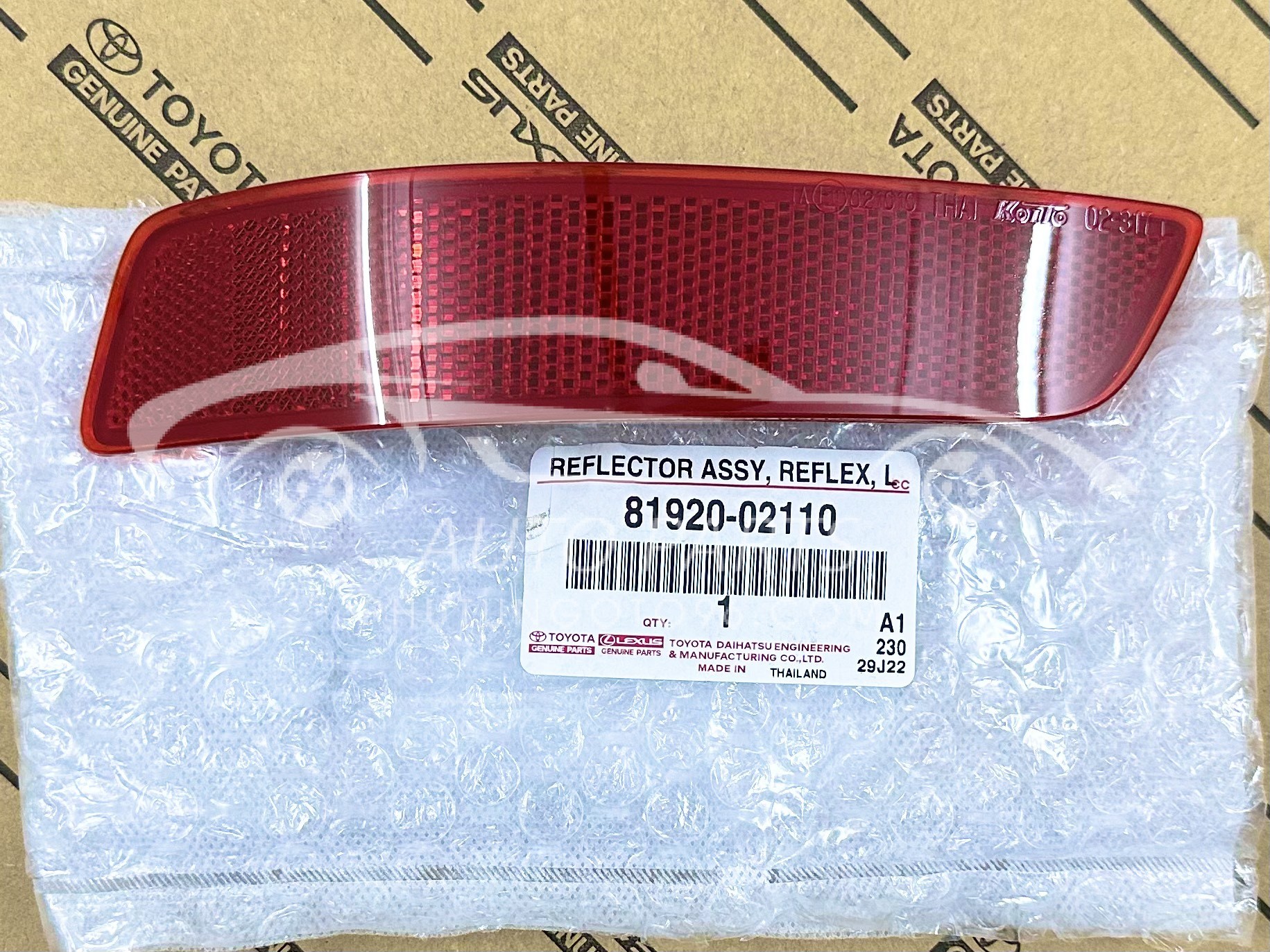 81920-02110 Đèn phản quang ba đờ xốc sau Altis 2014-2019 LH