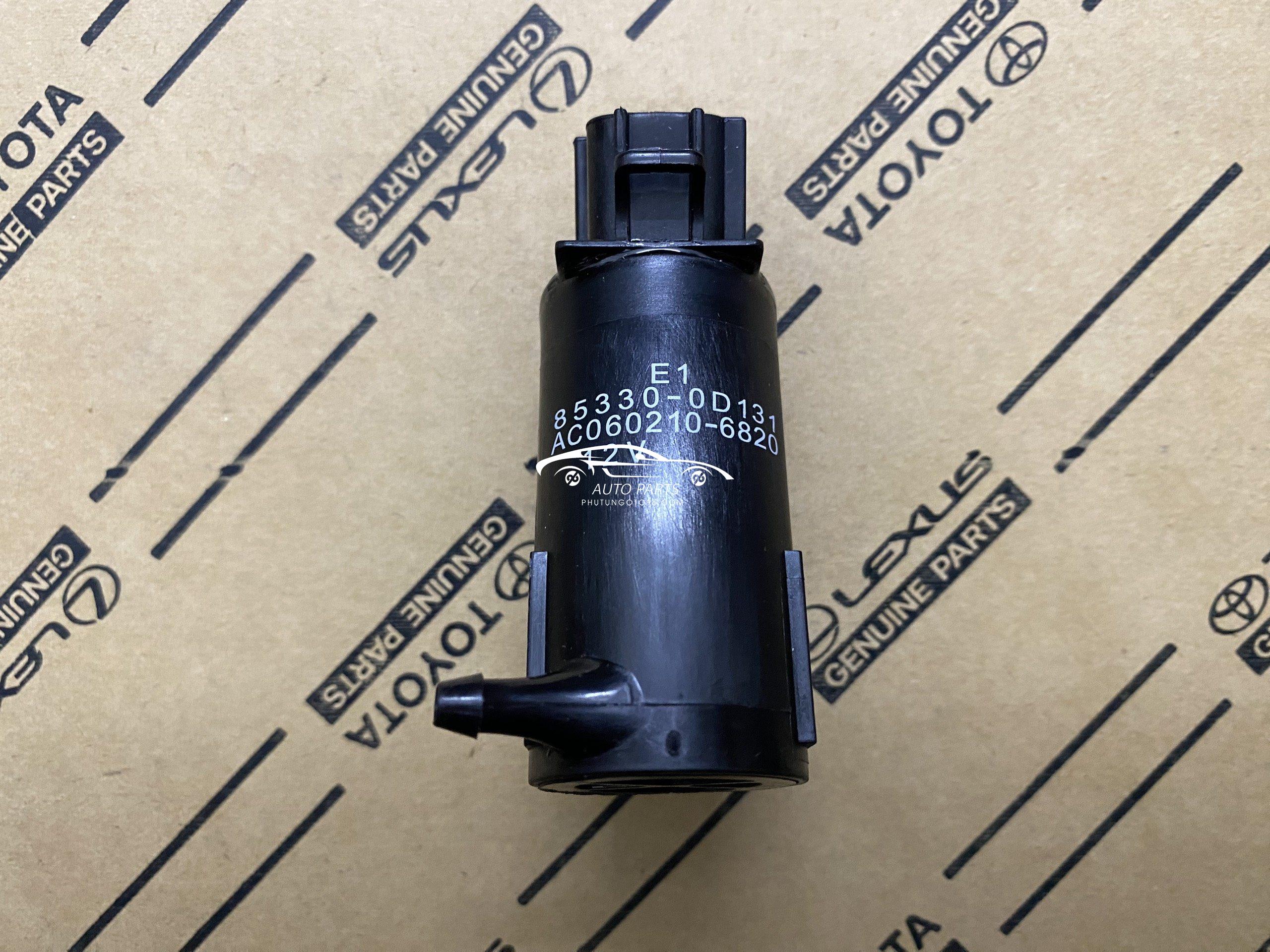 85330-0D131 Mô tơ bơm nước rửa kính Vios - Yaris 2015-2020 - Camry 2019 - Hilux 2016 - 2020