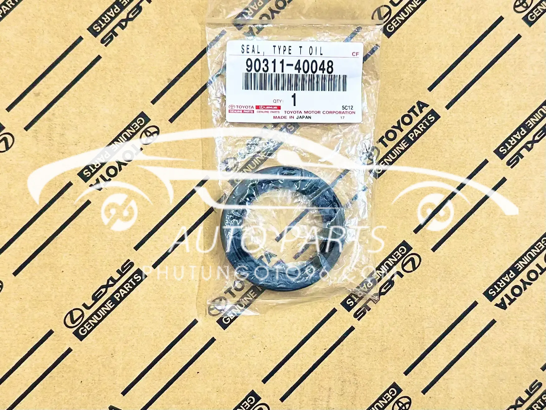 90311-40048 Phớt đuôi hộp số Hiace, Hilux,  Fortuner 2KD