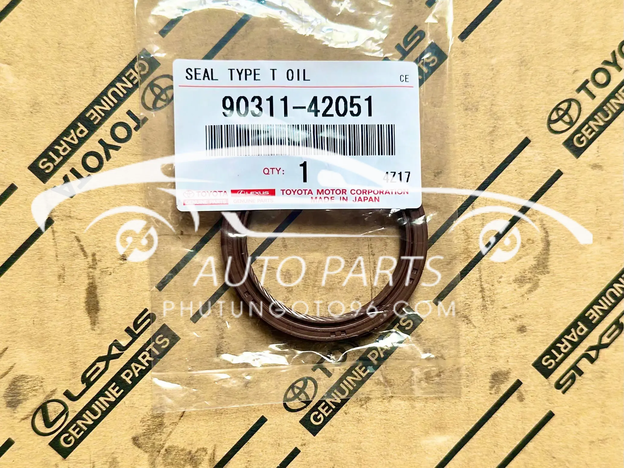 90311-42051 Phớt đầu trục cơ Venza 1AR, Highlander 2AR, Camry 2AR-6AR