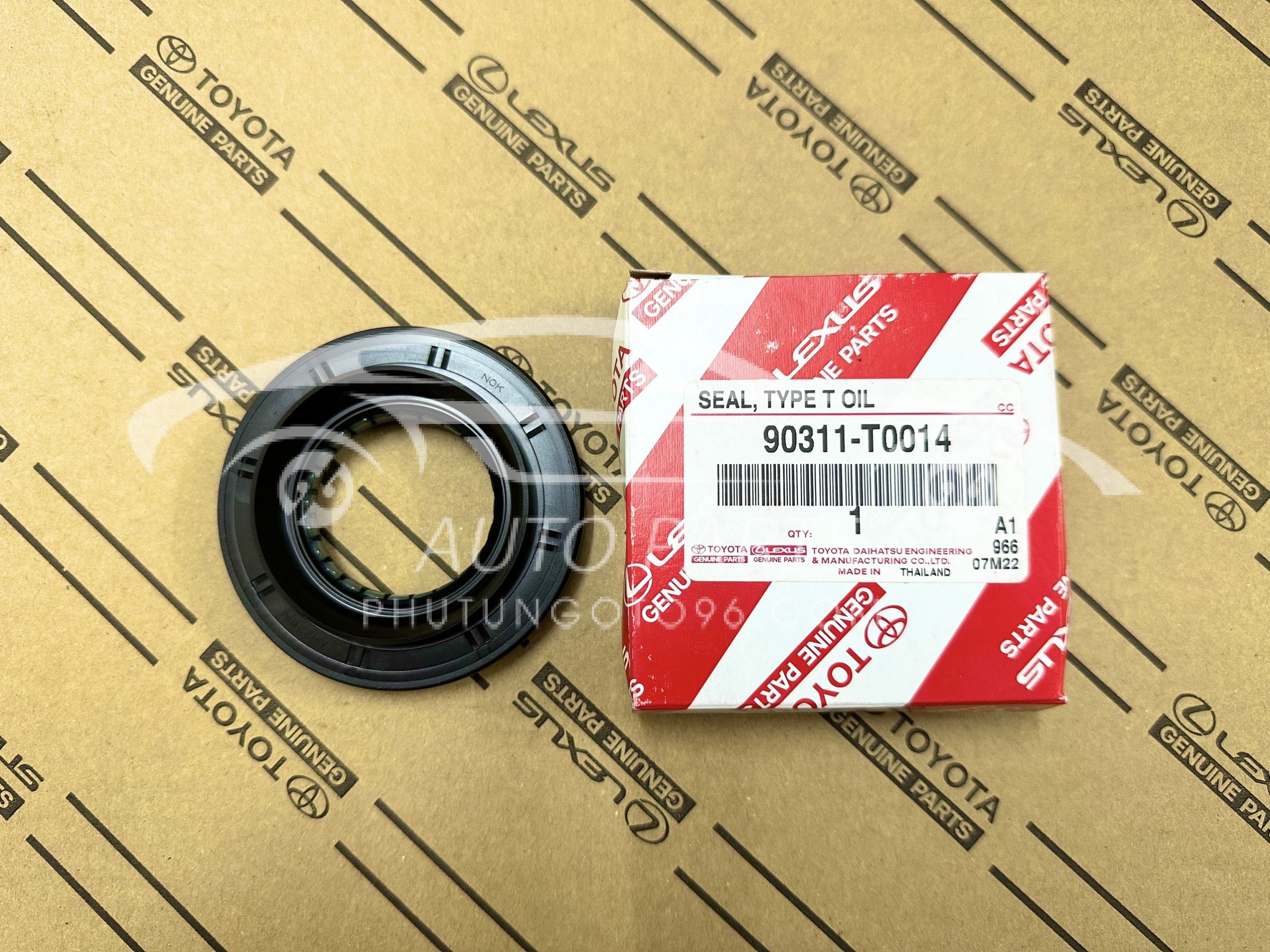 90311-T0014 Phớt cầu sau Innova - Land Cruiser - Hiace - Zace (38*74)