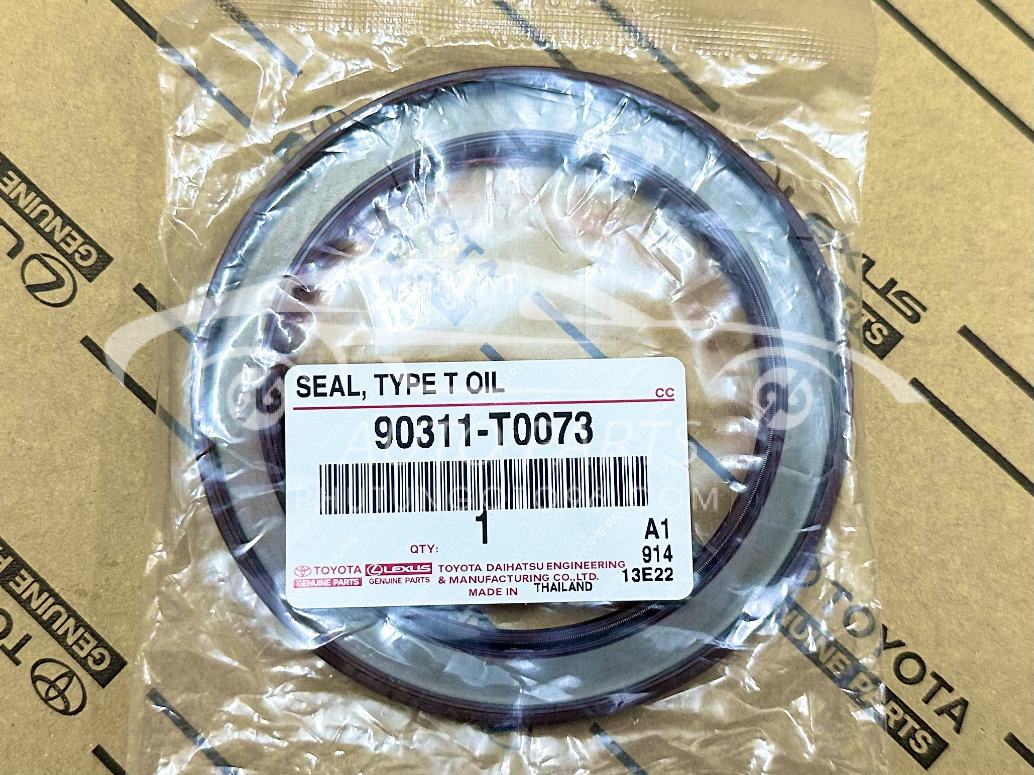 90311-T0073 Phớt đuôi trục cơ 2NR Vios - Yaris 2017 - Rush - Wigo