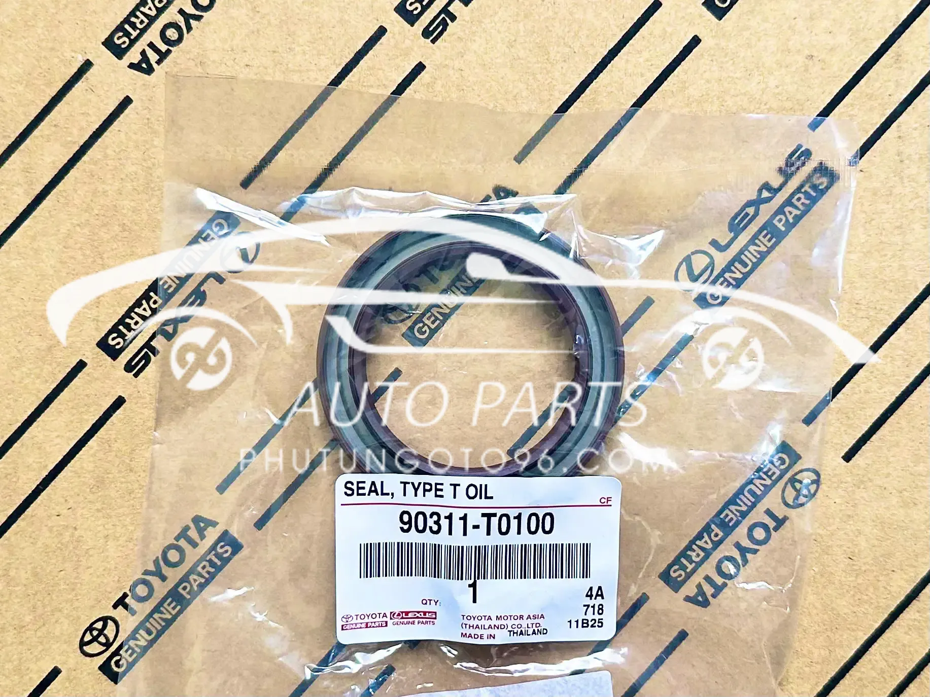 90311-T0100 Phớt đầu trục cơ Innova 1TR-1RZ-3RZ , Hiace 2TR, Land Cruiser Prado, Fortuner