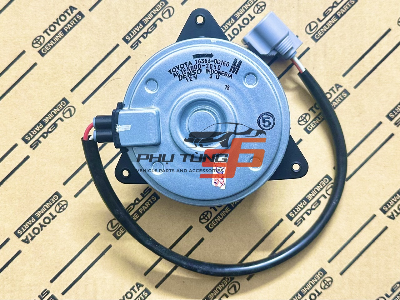 16363-0D160 Mô tơ quạt két nước Altis 2.0