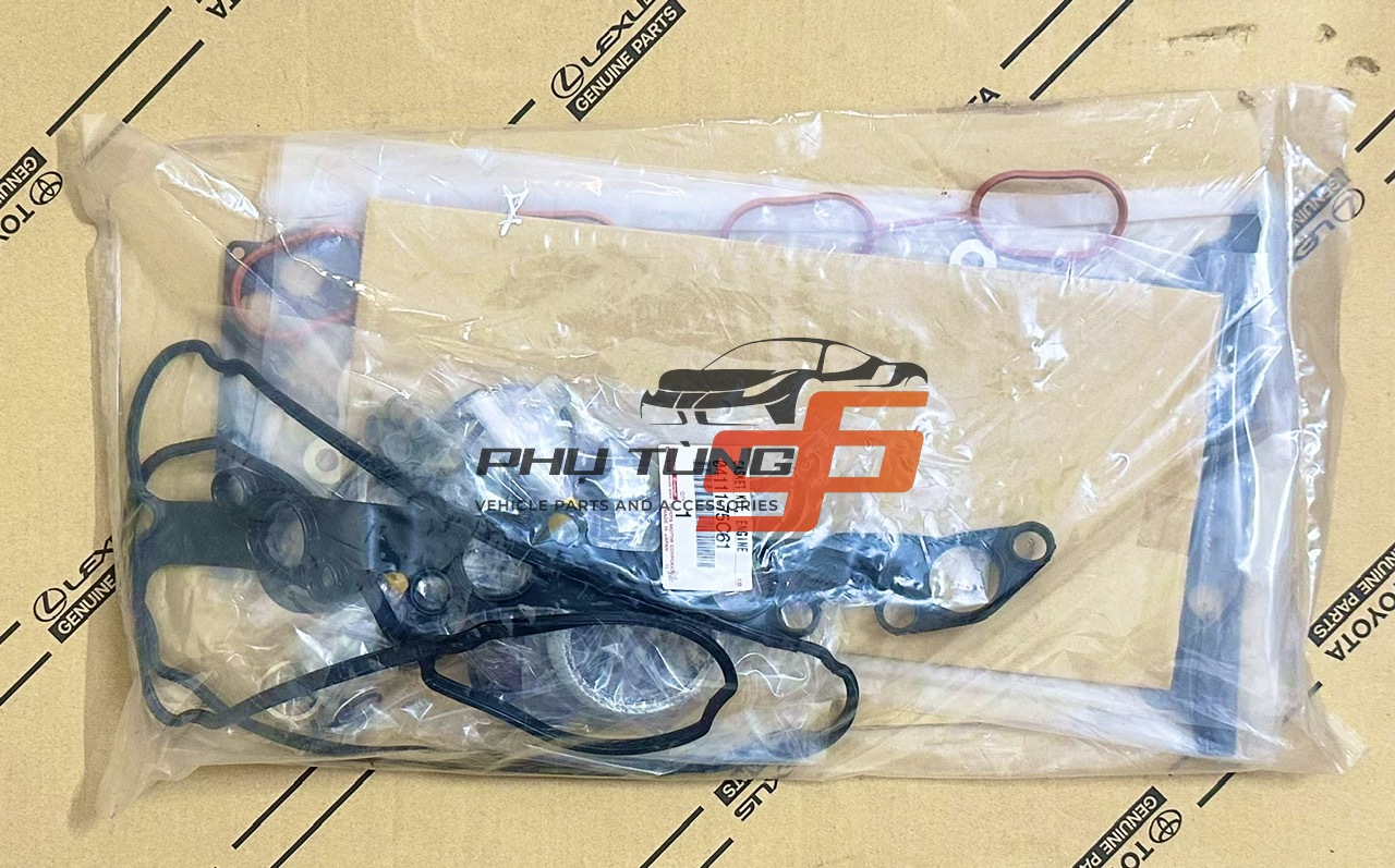 04111-75C61 Bộ gioăng phớt đại tu Fortuner-Prado 2TR 2017-2020