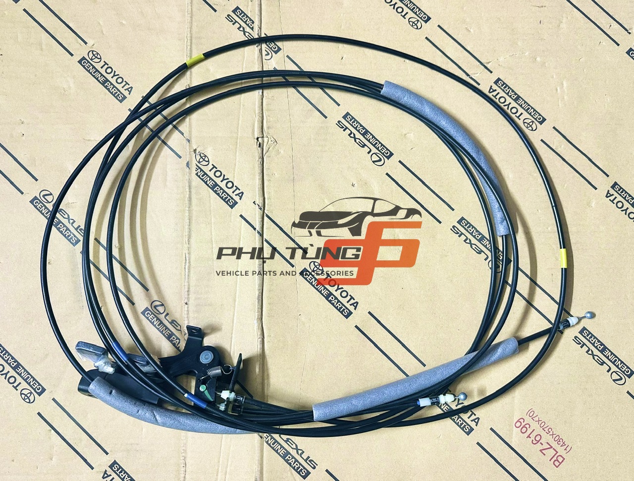 64640-BZ120  Cáp mở nắp bình xăng, mở cửa hậu Wigo